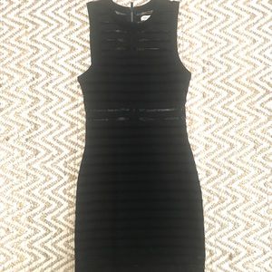 Silence + Noise black mesh tank dress